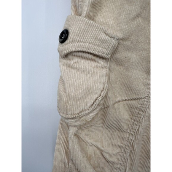 Vintage Pants Womens 24Cargo Capri Y2K Paratrooper‎ beige pockets grinch 2000’s - Picture 6 of 13